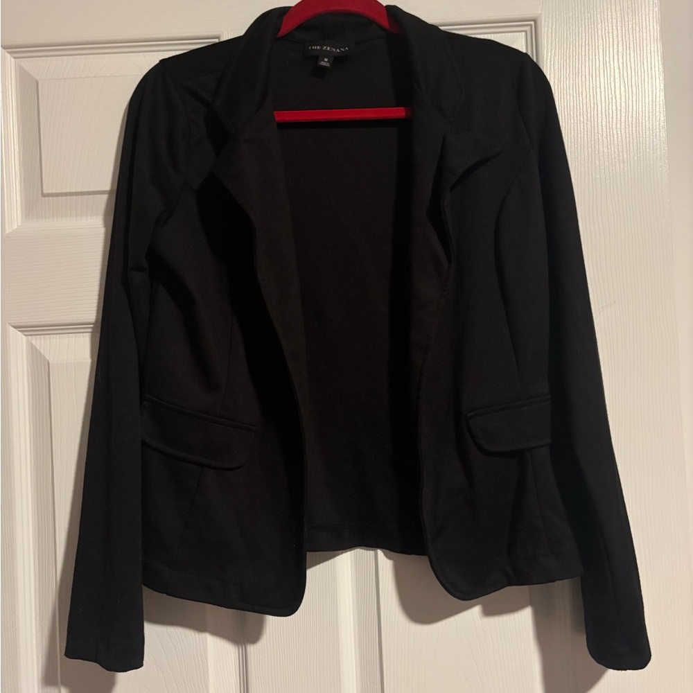 Zenana Outfitters Classic Black Blazer